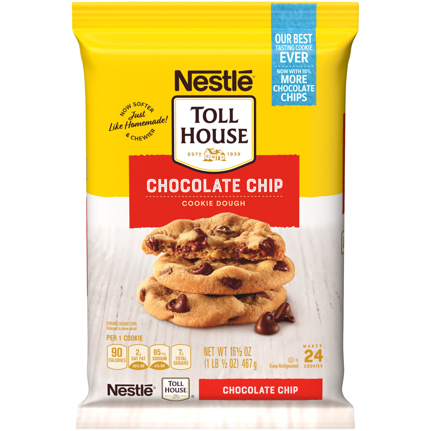 Nestlé Toll House cookie dough new product in Burlington